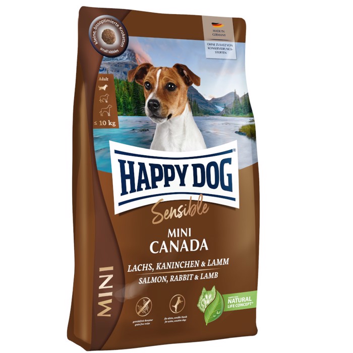 Happy Dog Xira Trofi Skulou Sensible MINI CANADA GrainFree 800gr